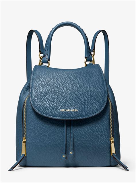 michael kors viv large leather backpck|Michael Kors Viv Large Leather Backpack .